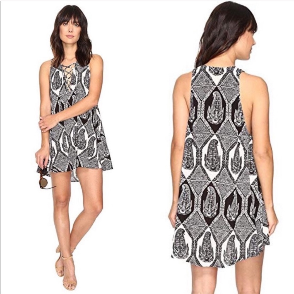 Show Me Your Mumu Rancho Mirage Lace-Up Dress